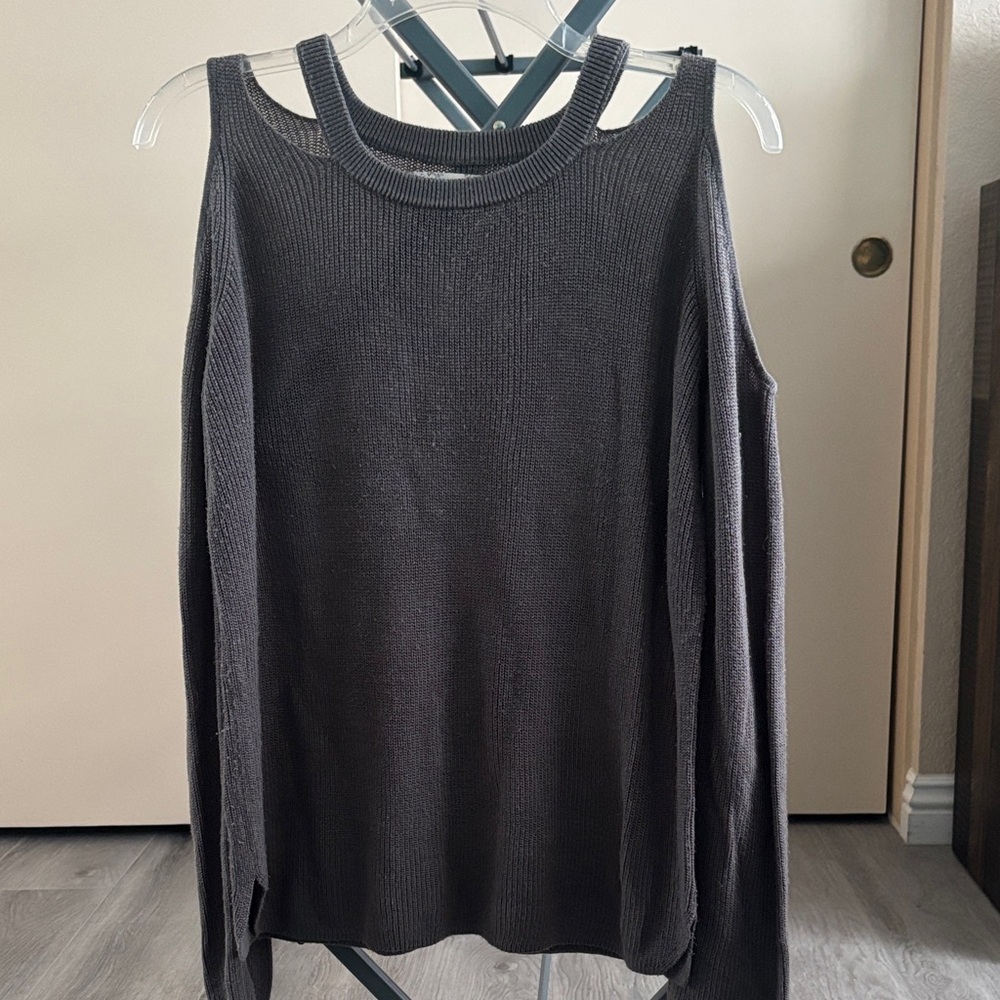 Pink Republic Charcoal Knit Sweater